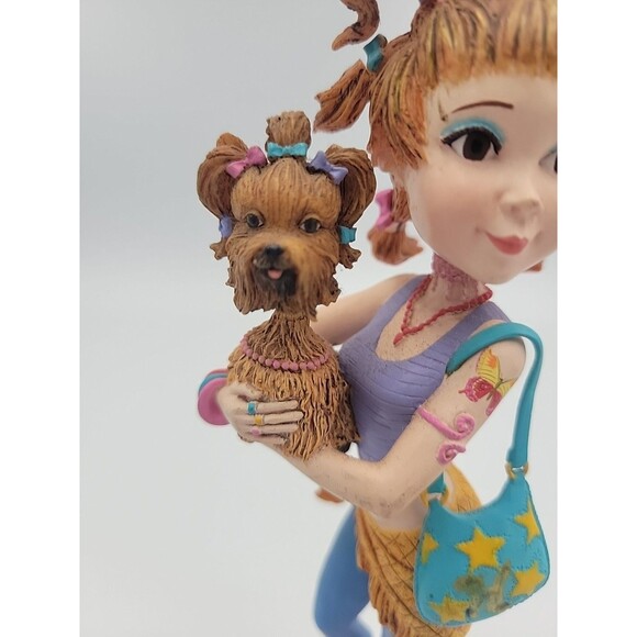 LOOKALIKES" 97005 Hannah With Dog Two Cute 2005 Willits Designs Made in China - Picture 6 of 9